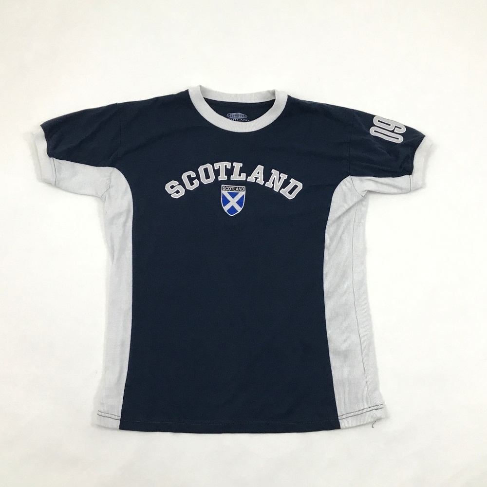 SCOTLAND Brand T-shirt Size XL Slim Fit